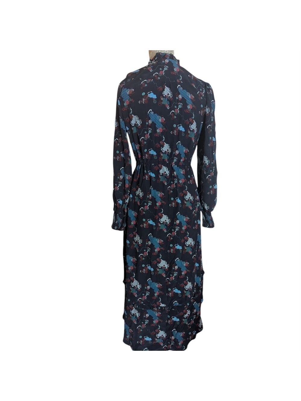 Cefinn Midi Length Silk Dress - Picture 3 of 15